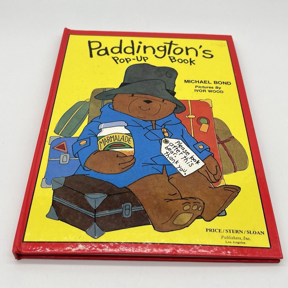 Vintage 1977  Paddington’s Pop-Up Book Troll by Michael Bond 10.75x8” Hardback